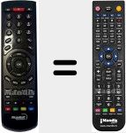 T&eacute;l&eacute;commande pour remplacer 060660-PVR