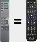 Télécommande pour remplacer RMS6 (146534311)