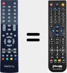 Télécommande pour remplacer RC2712 (23072119)