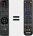 T&eacute;l&eacute;commande pour remplacer RC2712 (30073061)