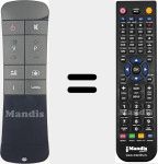 Télécommande pour remplacer RC1000 (30075058)