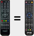 T&eacute;l&eacute;commande pour remplacer 441663T