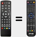 Télécommande pour remplacer REMCON1035