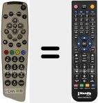 T&eacute;l&eacute;commande pour remplacer REMCON846