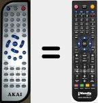 Télécommande pour remplacer AKDV612T