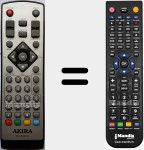 T&eacute;l&eacute;commande pour remplacer RC-B36HU