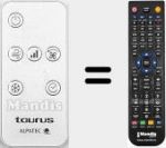 Télécommande pour remplacer Alpatec