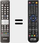 Télécommande pour remplacer Titan1010HDTV