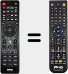 T&eacute;l&eacute;commande pour remplacer Aston002