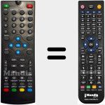 Télécommande pour remplacer DVB400