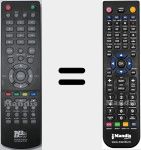 T&eacute;l&eacute;commande pour remplacer EasyHomeTDTComboNanoB (EasyHomeTDTComboNanB)