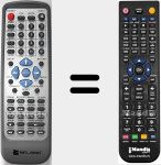 T&eacute;l&eacute;commande pour remplacer BSA3752