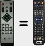 Télécommande pour remplacer BST1003