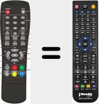 Télécommande pour remplacer TDT120