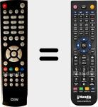 T&eacute;l&eacute;commande pour remplacer Premio Sat HD W