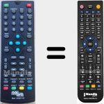 Télécommande pour remplacer CIGNO HD DTT + SAT