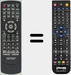 Télécommande pour remplacer DVH7780D