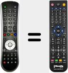 Télécommande pour remplacer DSR3231T