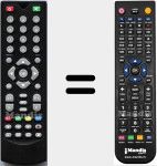 T&eacute;l&eacute;commande pour remplacer DTT1582