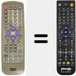 T&eacute;l&eacute;commande pour remplacer REMCON564