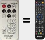 T&eacute;l&eacute;commande pour remplacer IFI-160 (IFI700WHITE)