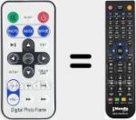 T&eacute;l&eacute;commande pour remplacer Digital Photo Frame