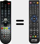 T&eacute;l&eacute;commande pour remplacer DC-M62