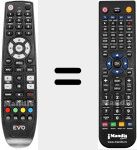 Télécommande pour remplacer Enfinity