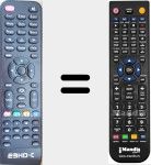T&eacute;l&eacute;commande pour remplacer E3HD-C