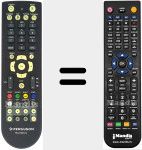 T&eacute;l&eacute;commande pour remplacer RCU-500 V.2