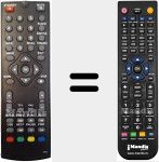 Télécommande pour remplacer FT200 HD