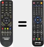 Télécommande pour remplacer GI-T/S84CIPVRX