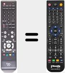 T&eacute;l&eacute;commande pour remplacer RC82