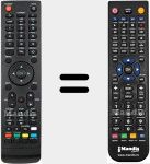 T&eacute;l&eacute;commande pour remplacer 9080HD