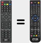 Télécommande pour remplacer GS950T2