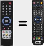 T&eacute;l&eacute;commande pour remplacer RC0896V50