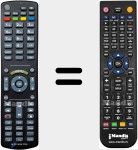 T&eacute;l&eacute;commande pour remplacer HD90 Titan