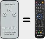 Télécommande pour remplacer 3 Port Amplifier Selector (HDMI Switch)