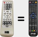 Télécommande pour remplacer QH 3554-1 (38BSKVDX2)