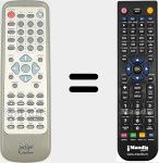Télécommande pour remplacer IMA001