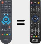Télécommande pour remplacer IR PEEKBOX 210