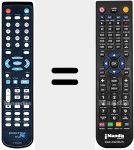 T&eacute;l&eacute;commande pour remplacer IR 6006N