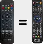 Télécommande pour remplacer RC2583903 / 01