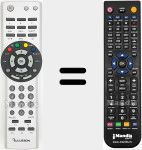 T&eacute;l&eacute;commande pour remplacer Illu001