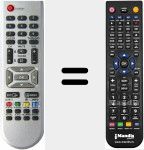 T&eacute;l&eacute;commande pour remplacer K-E2270CO