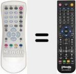 T&eacute;l&eacute;commande pour remplacer REMCON746