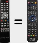 Télécommande pour remplacer KR 8600-S TWINPVR