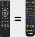 T&eacute;l&eacute;commande pour remplacer KR2