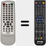 T&eacute;l&eacute;commande pour remplacer REMCON542