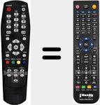 T&eacute;l&eacute;commande pour remplacer LRCS02E